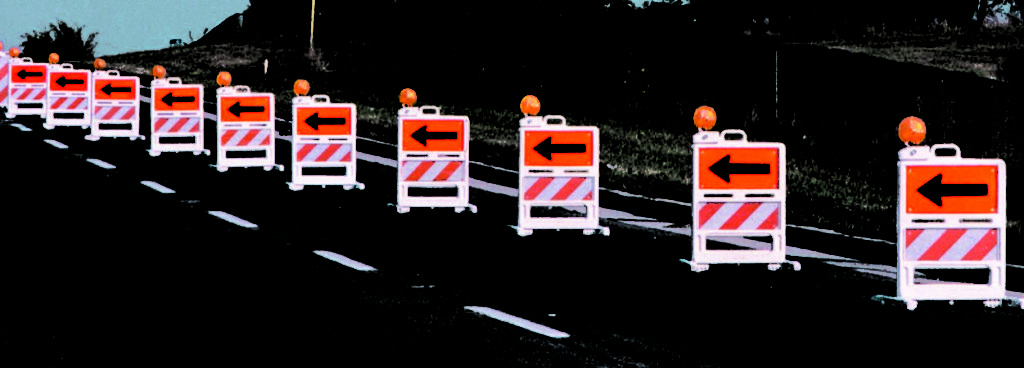 Direction Indicator Construction direction indicator | Odyssey Barricade Services